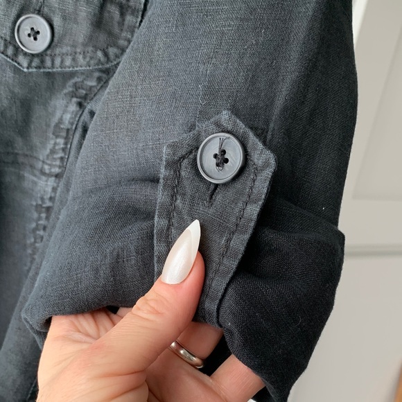 Boden Linen Shirt Dress, size 2. - Picture 10 of 15